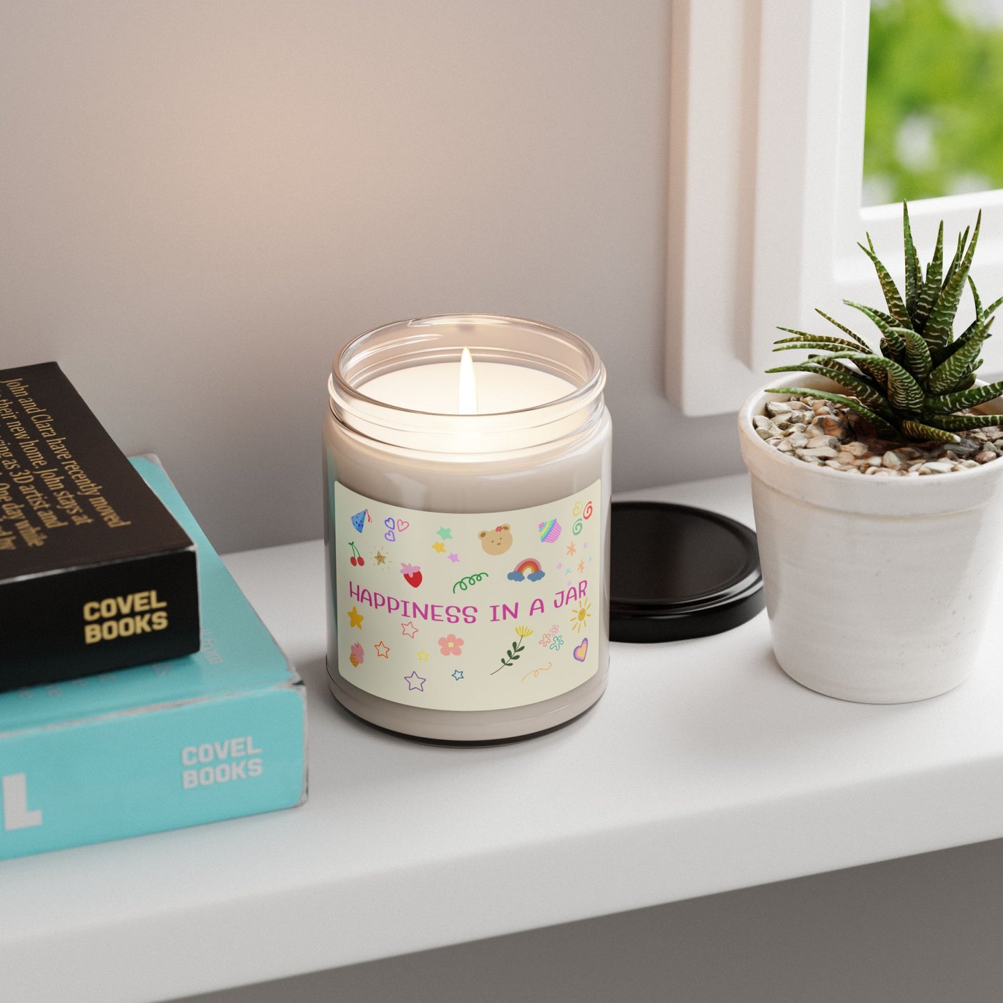 Happiness in a Jar - Soy Candle, 9oz - Radiate Good Merch