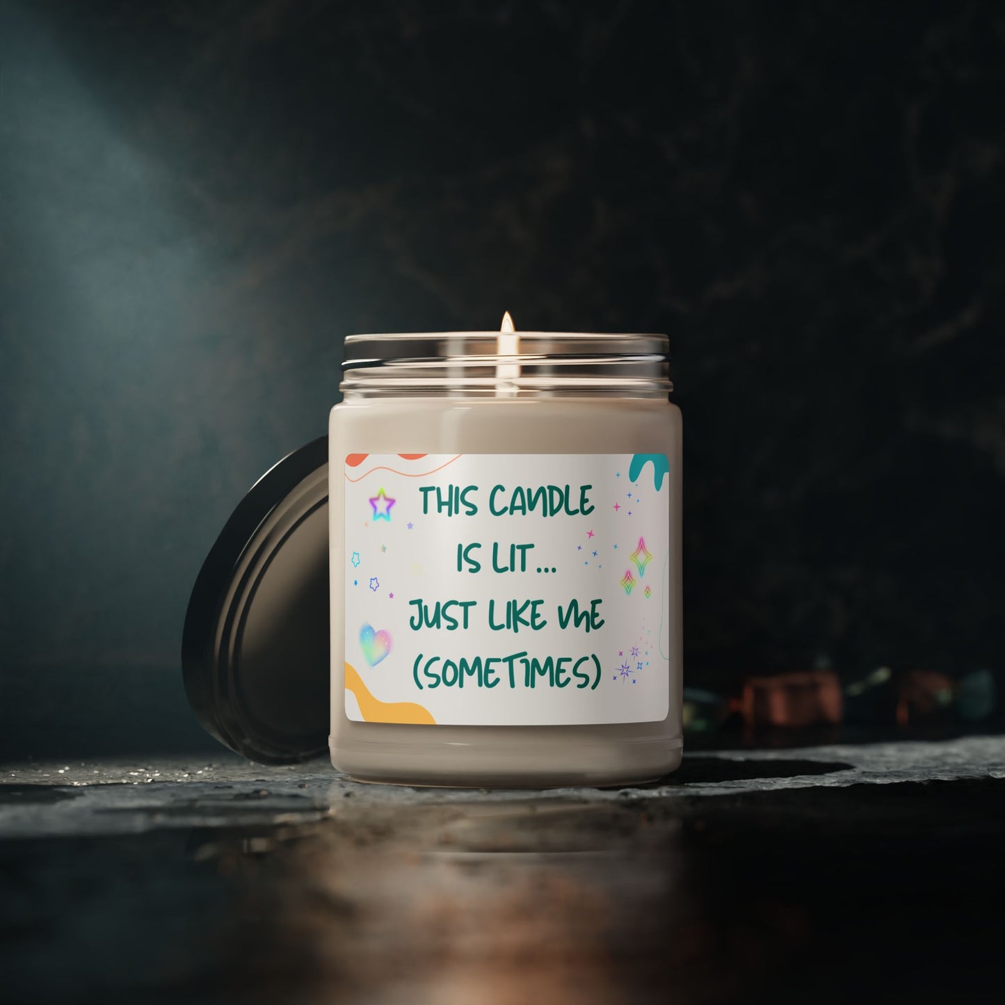 This Candle is Lit Jut Like Me - Soy Candle, 9oz - Radiate Good Merch