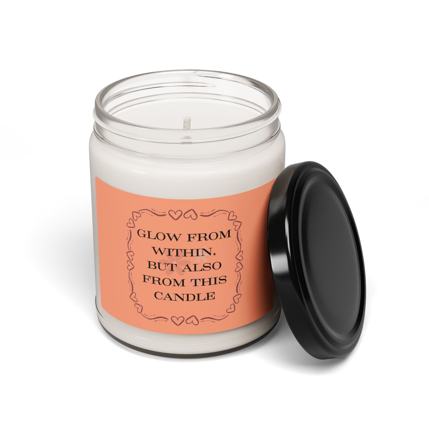 Glow From Within - Soy Candle, 9oz - Radiate Good Merch