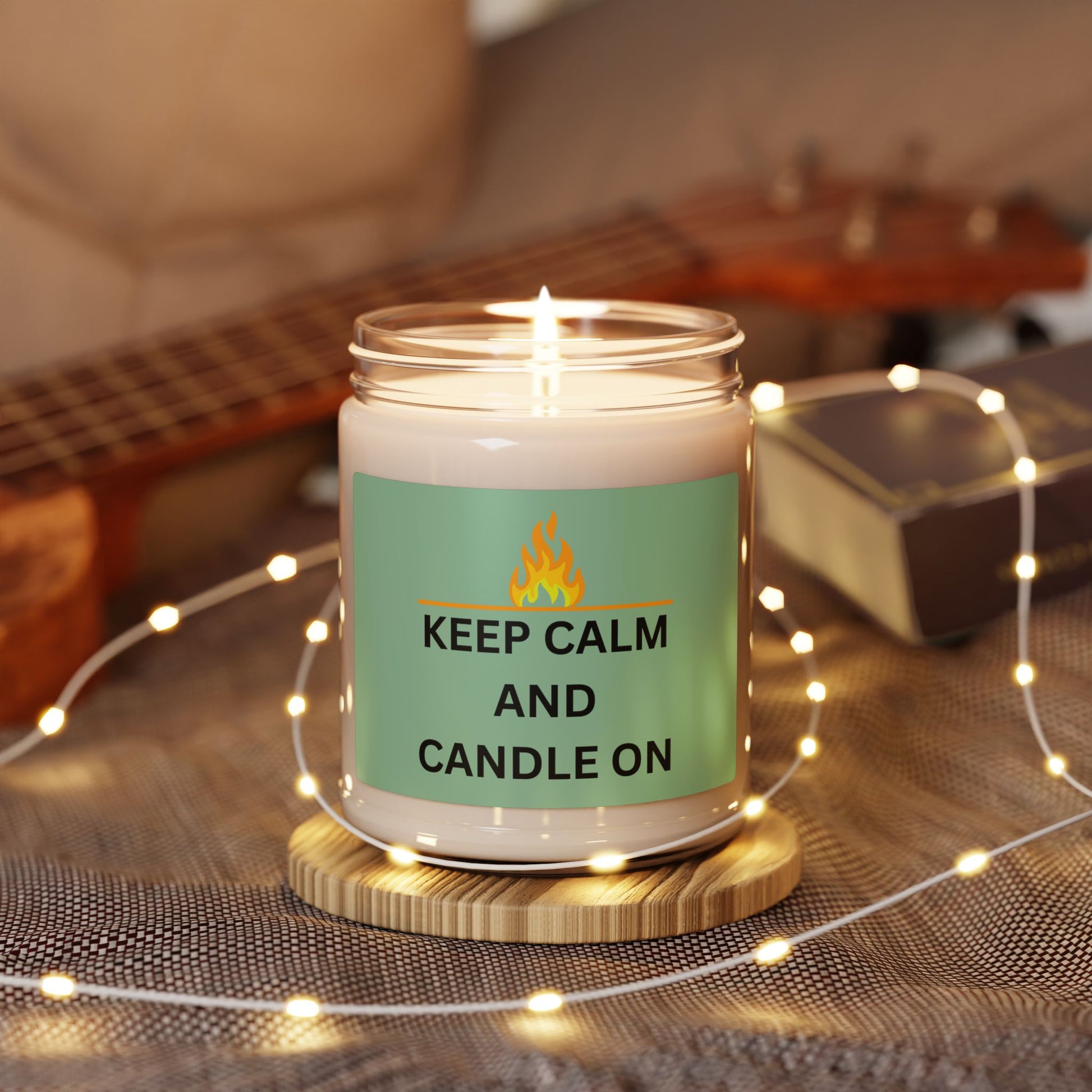 Keep Calm and Candle On - Soy Candle, 9oz - Radiate Good Merch