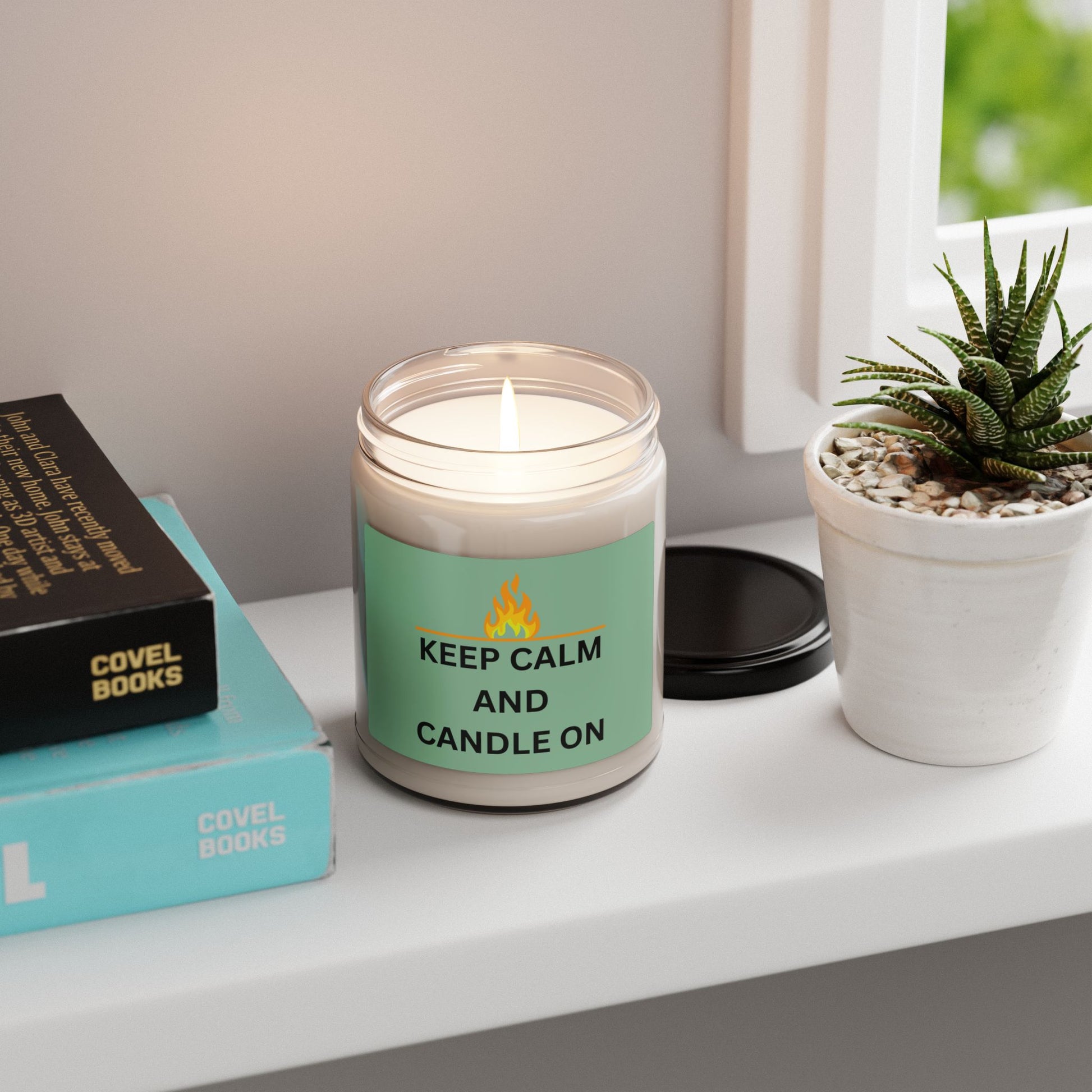 Keep Calm and Candle On - Soy Candle, 9oz - Radiate Good Merch