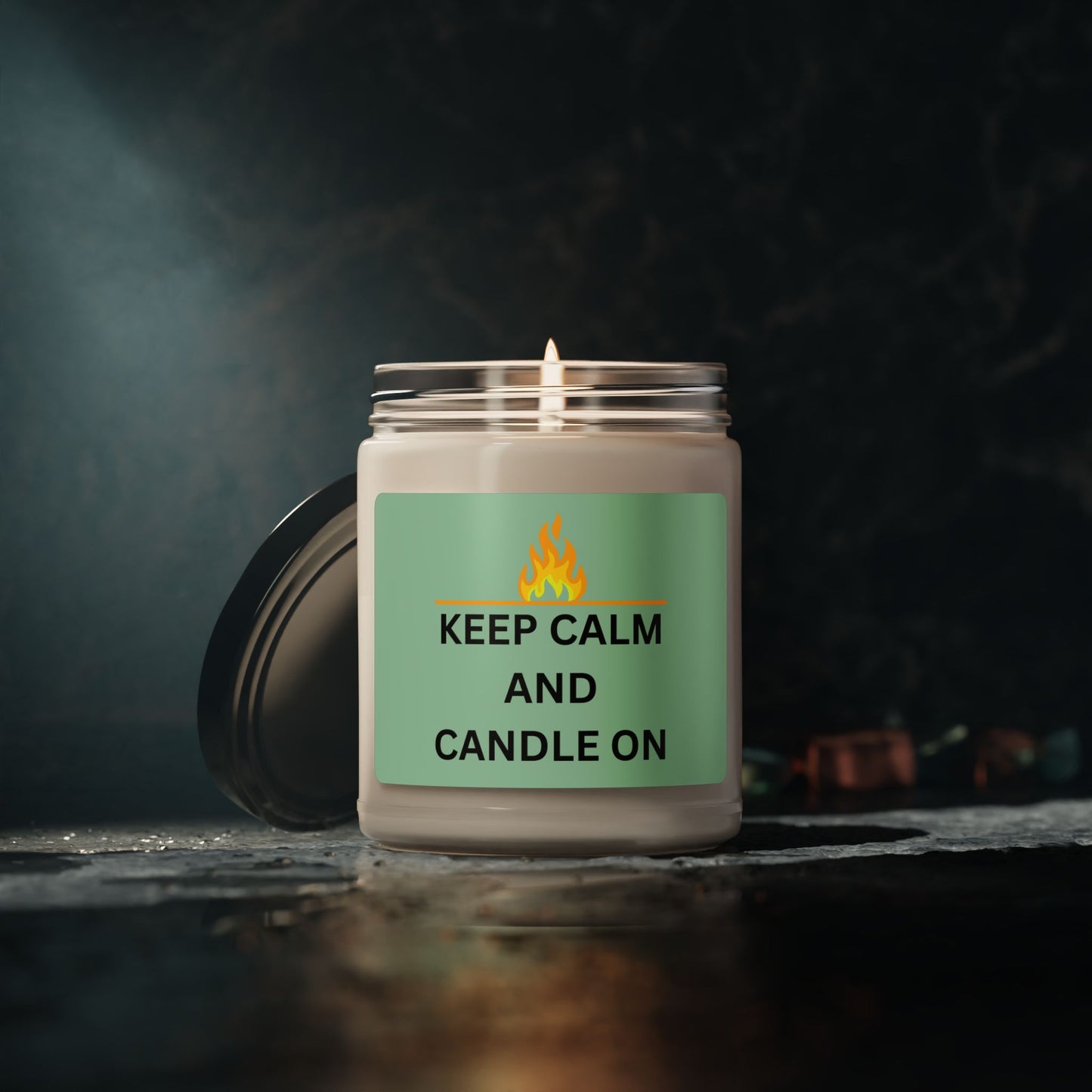 Keep Calm and Candle On - Soy Candle, 9oz - Radiate Good Merch