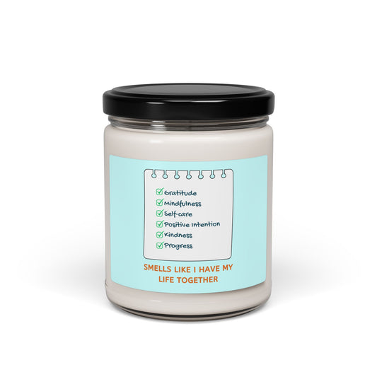 Smells Like I Have My Life Together - Soy Candle, 9oz - Radiate Good Merch