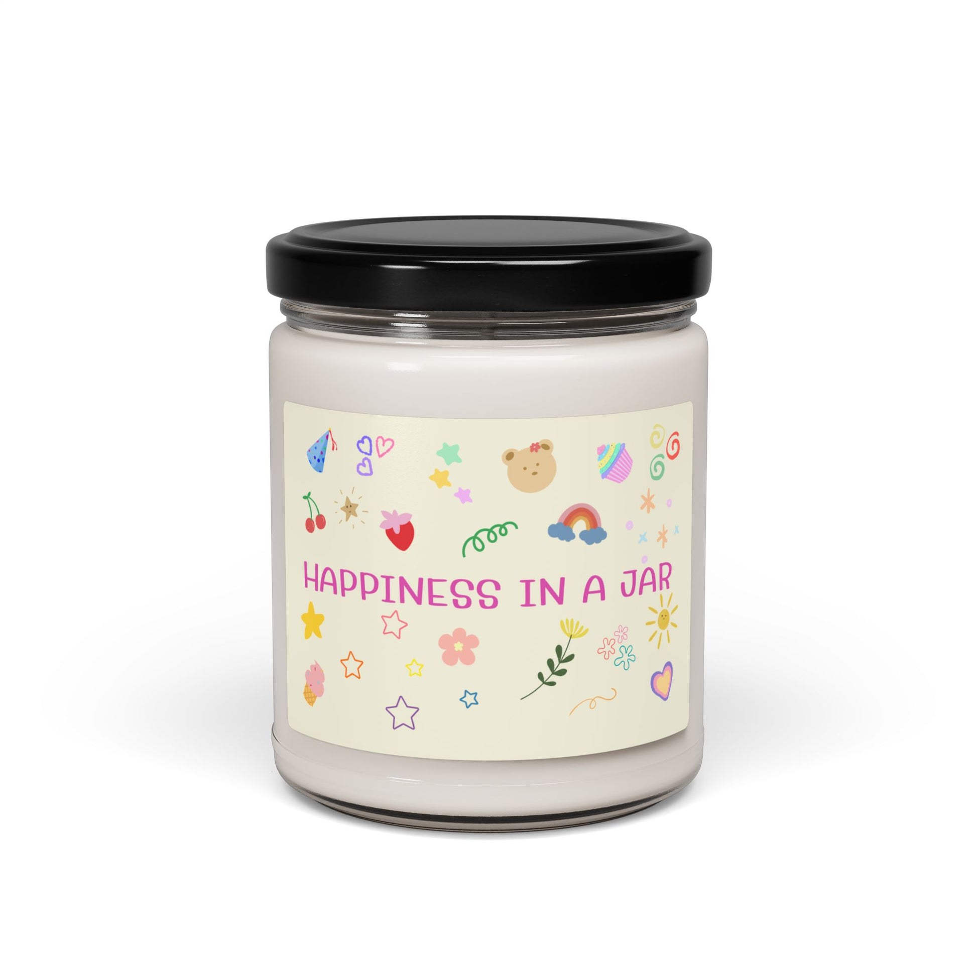 Happiness in a Jar - Soy Candle, 9oz - Radiate Good Merch