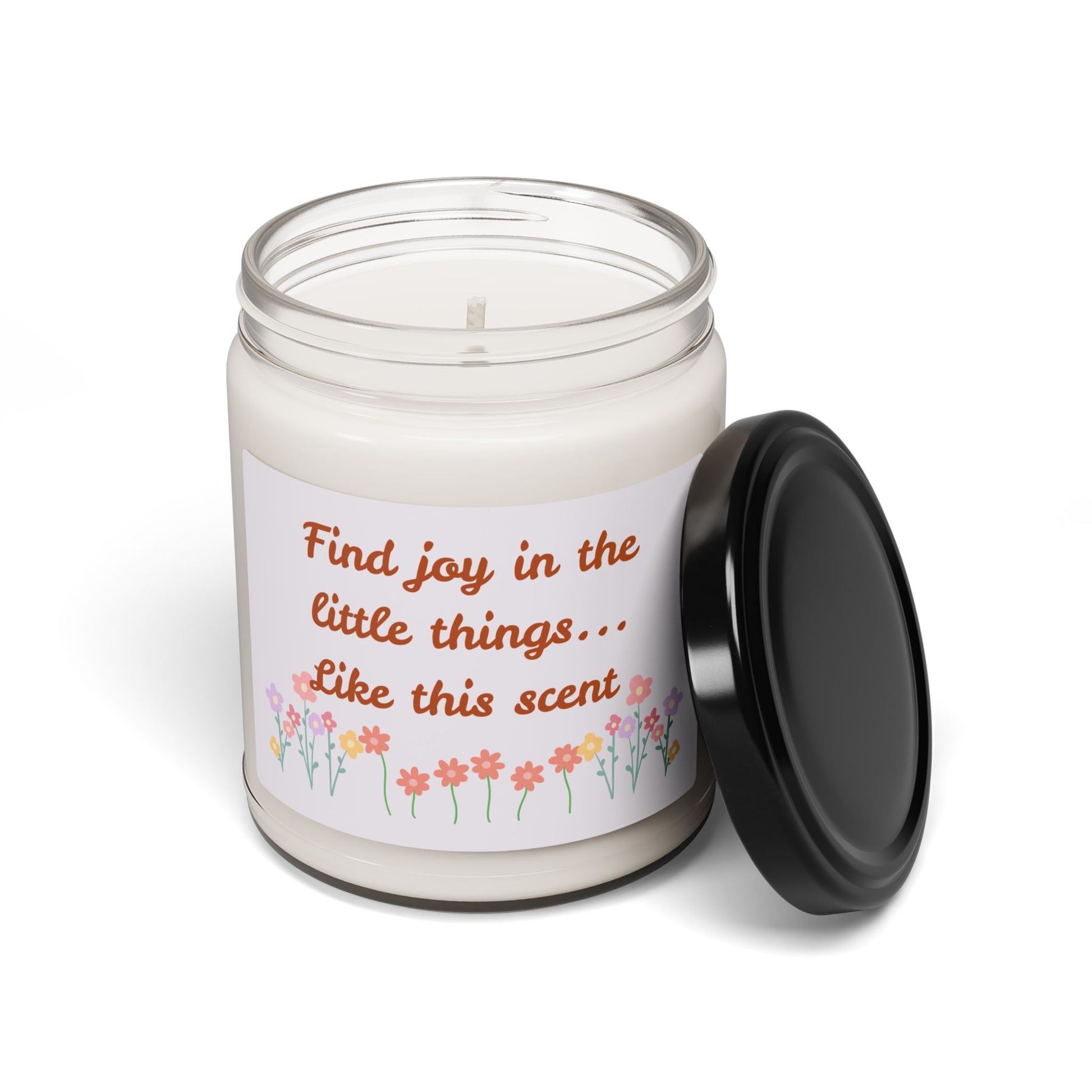 Find Joy In The Little Things - Soy Candle, 9oz - Radiate Good Merch