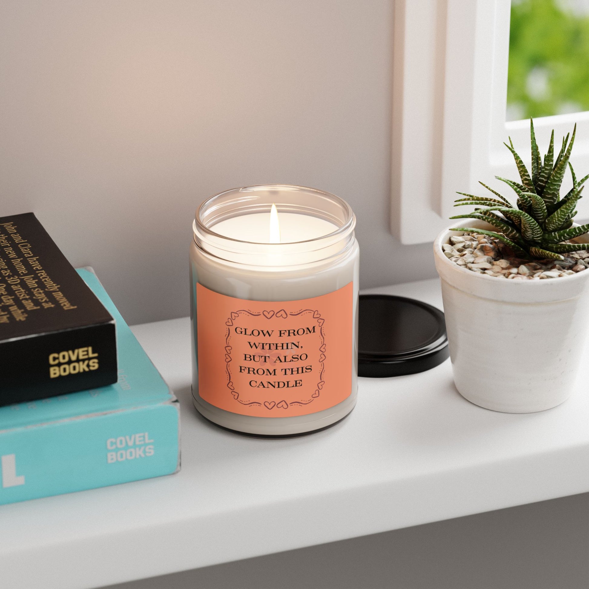 Glow From Within - Soy Candle, 9oz - Radiate Good Merch