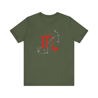 Scorpio Zodiac T-Shirt- October and November Birthday Tee - Unisex Graphic Tee - Radiate Good Merch