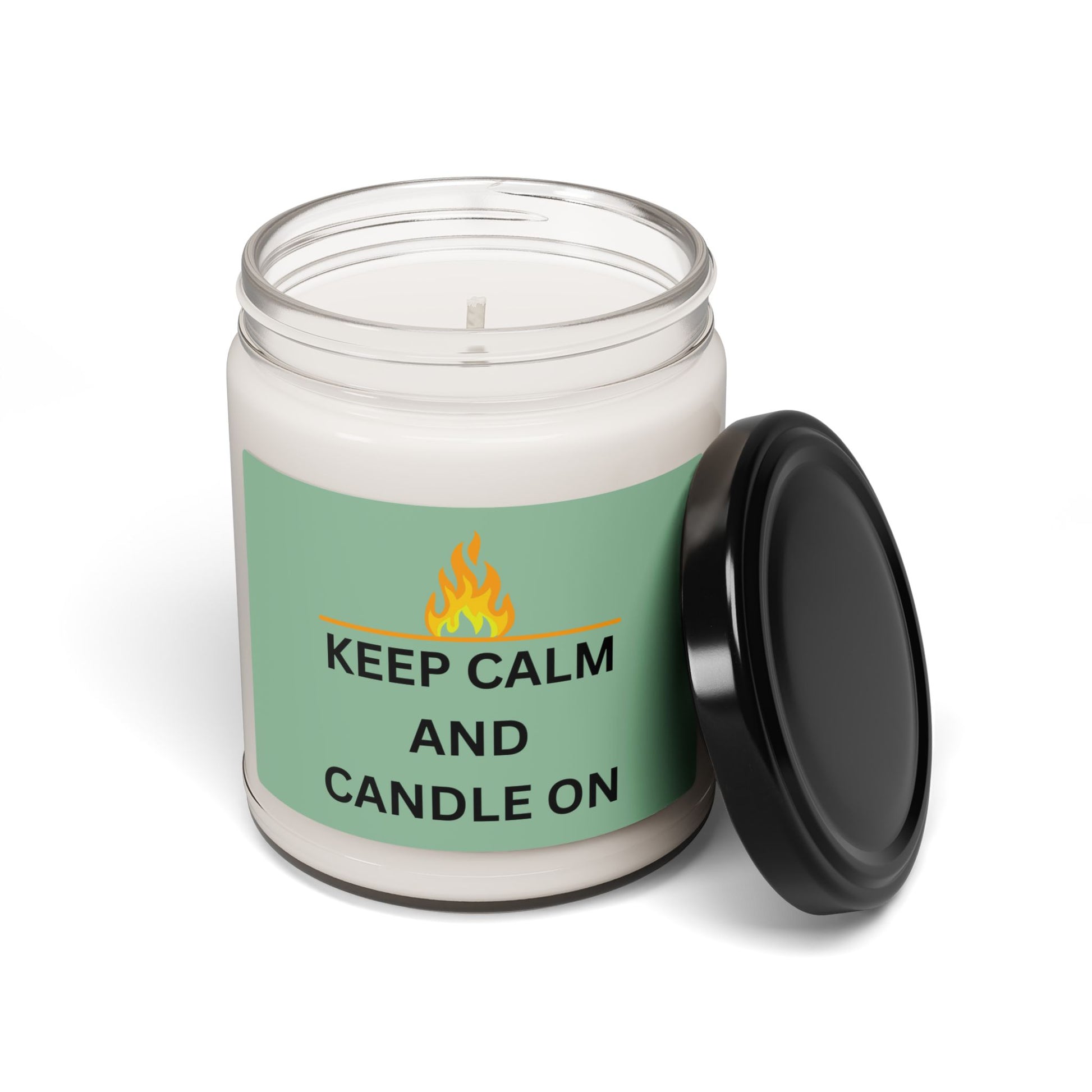 Keep Calm and Candle On - Soy Candle, 9oz - Radiate Good Merch