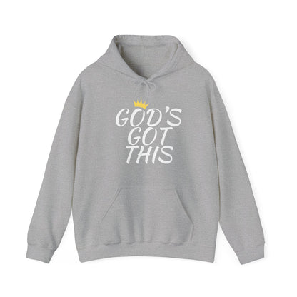 God's Got This Grey Unisex Graphic Hoodie - Radiate Good Merch